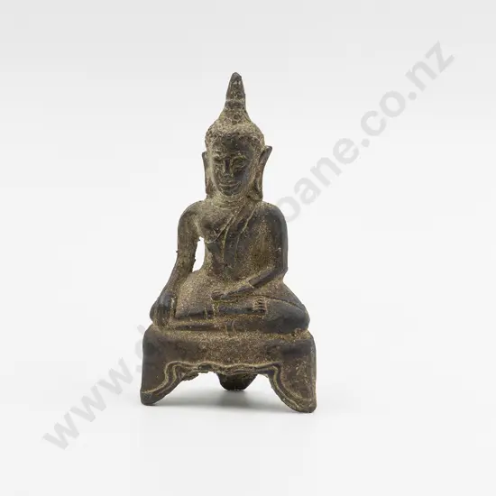 A 19th Century Thai Bronze Buddha Figure