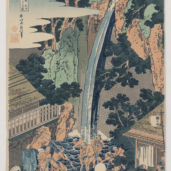 Japanese Ukiyo-e (Woodblock Print) by Hokusai