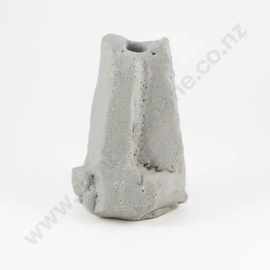 Kelvin Bradford Sculptural Stoneware Vase With Shino and Feldspar Glaze