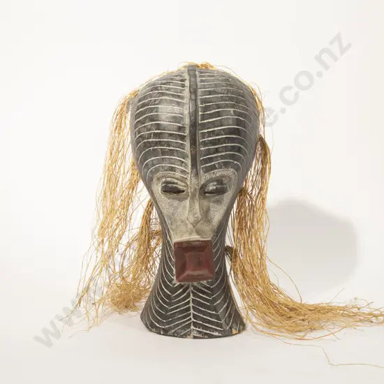 A Decorative Kifwebe Mask From The Democratic Republic Of Congo