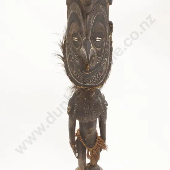A Large Sepik River Ancestor Figure