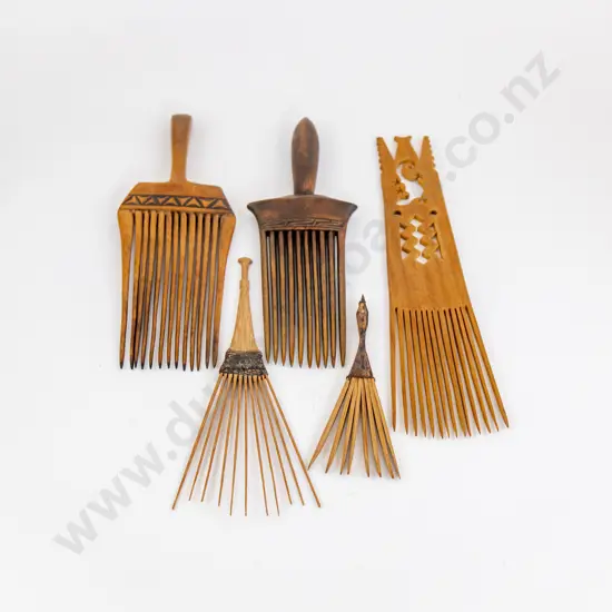 Five Pacific Island Combs