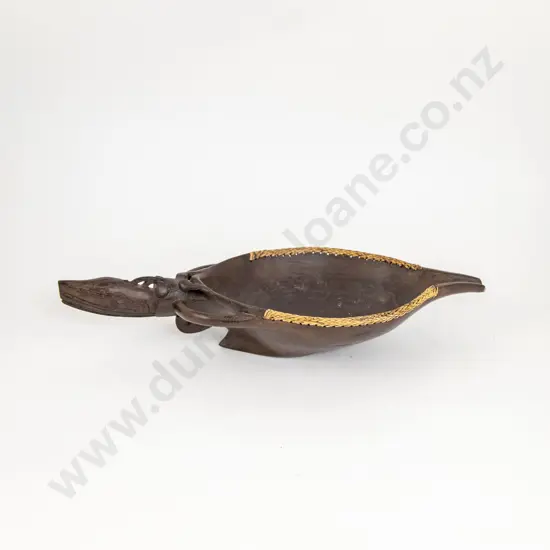 A Sepik River Crocodile Bowl