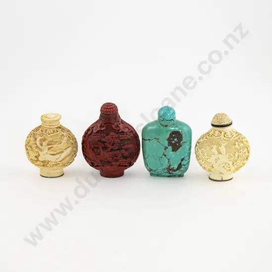 Four Chinese Snuff Bottles