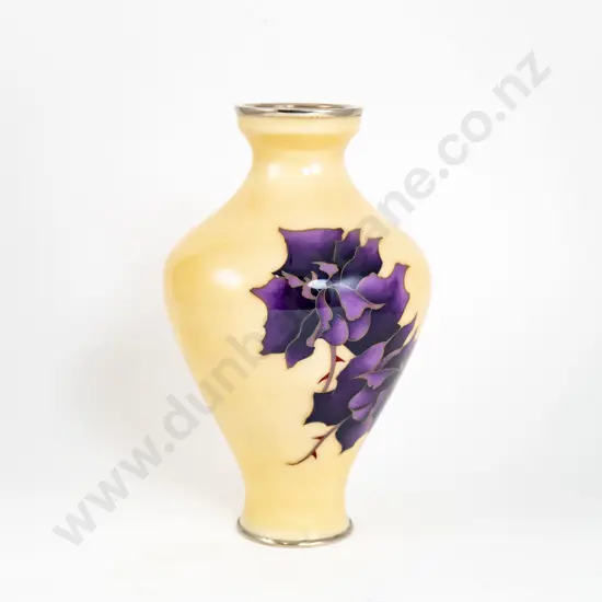 A Japanese Cloisonne Vase In The Manner Of Ando Jubei