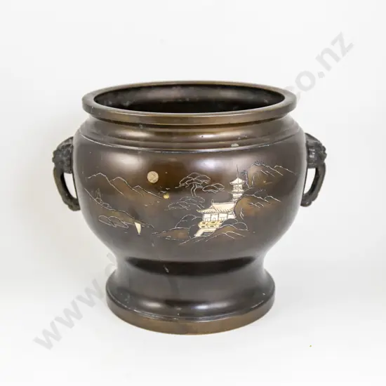 Chinese Bronze Jardinière