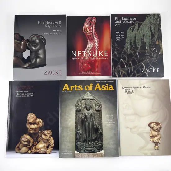 Seven Catalogues On Netsuke And Asian Art