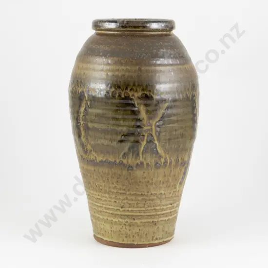 NZ Pottery Ovoid Vase