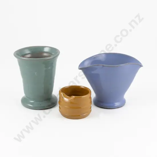 Three Elizabeth Matheson Paka Pottery Vases