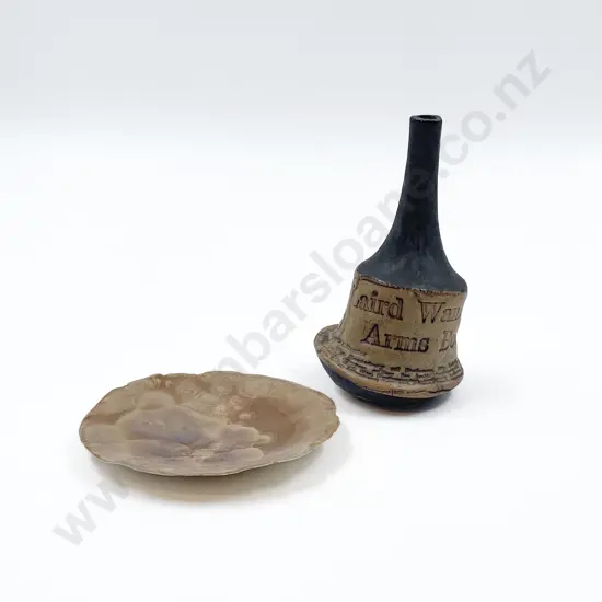 John Parker Small Sedge Vase & Pin Dish (a/f)