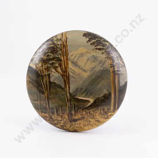 NZ Hand Painted Timber Wall Plaque