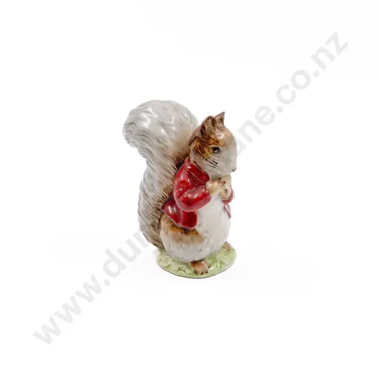 Beatrix Potter Figure "Timmy Tiptoes" with Gold Back Stamp