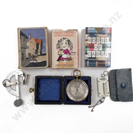 Vintage Altimeter together with Assorted