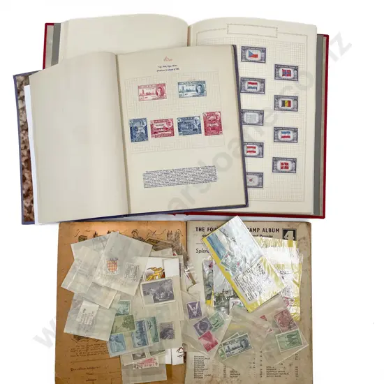 Savoy Victory Stamp Album 1946 Mint Stamps other stamp album and loose stamps