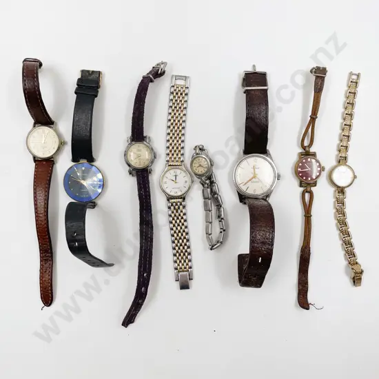 Collection Vintage Gents and Ladies Wrist Watches (8)