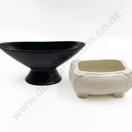 Two Assorted Glazed Pottery Vases