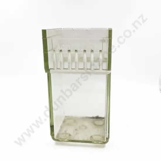 Vintage Glass Battery Acid Container