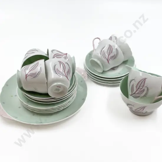 Shelley "Rhythm" Part Tea Set
