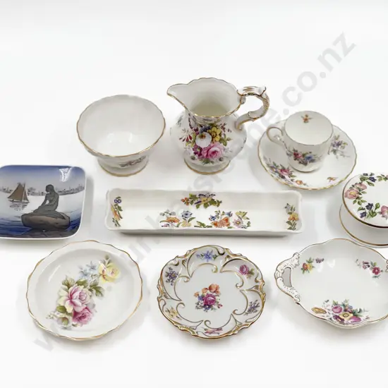 Qty of Assorted Fancy China incl Royal Copenhagen
