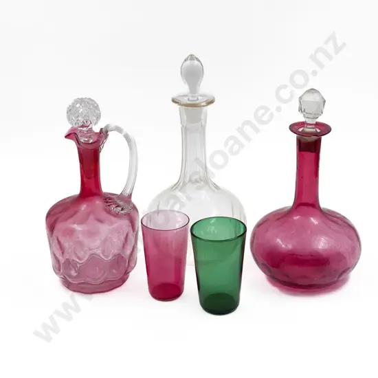 Small Qty of Victorian Glassware