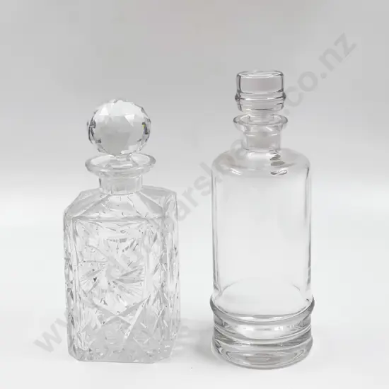 Two Assorted Decanters