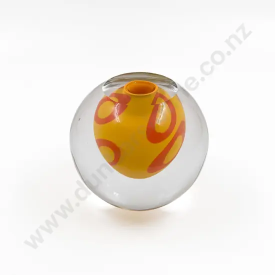 Hoglund Art Glass Candle Holder