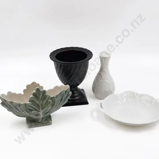 Elaine Goddard Pottery Vase and Three Assorted