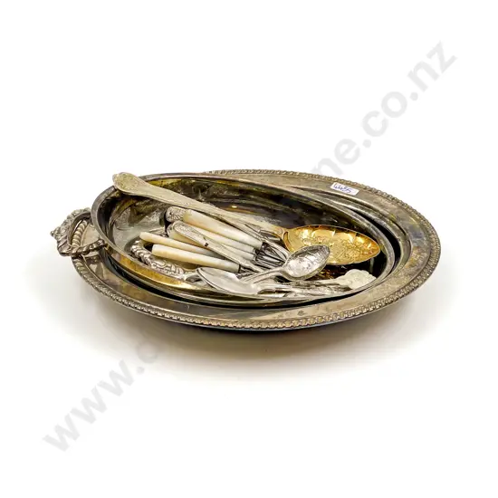 Qty of Assorted S/P Cutlery incl King's Pattern and MOP Handled