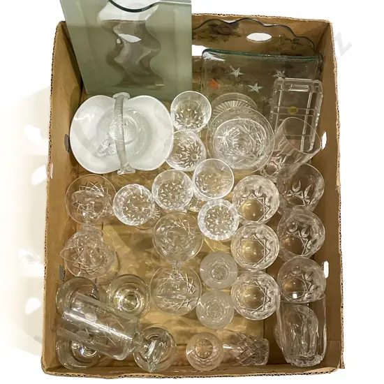 Qty of Assorted Glassware