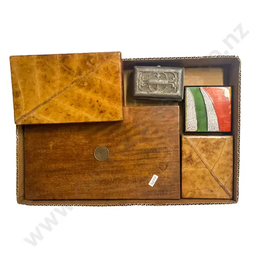 Qty of Assorted Vintage Boxes