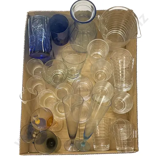 Qty of Assorted Glassware