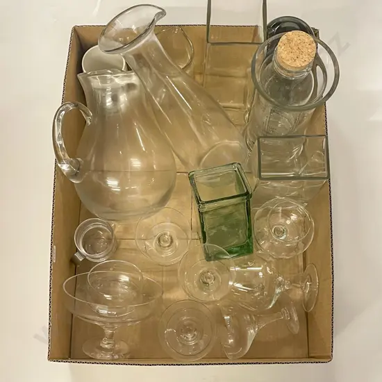 Qty of Assorted Glassware