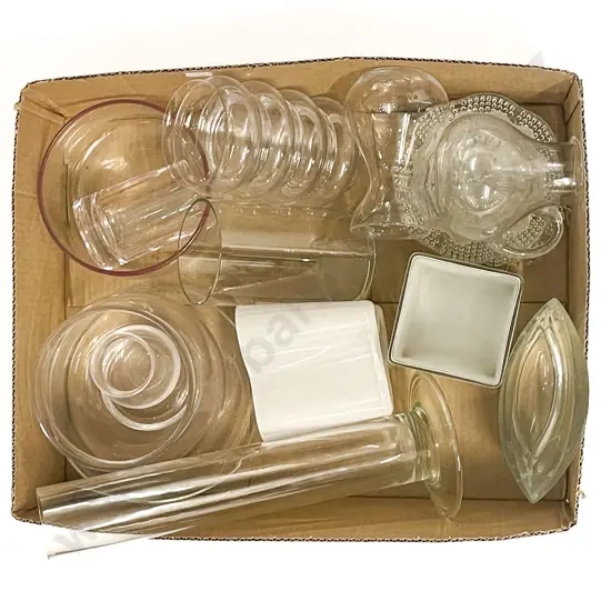 Qty of Assorted Glassware