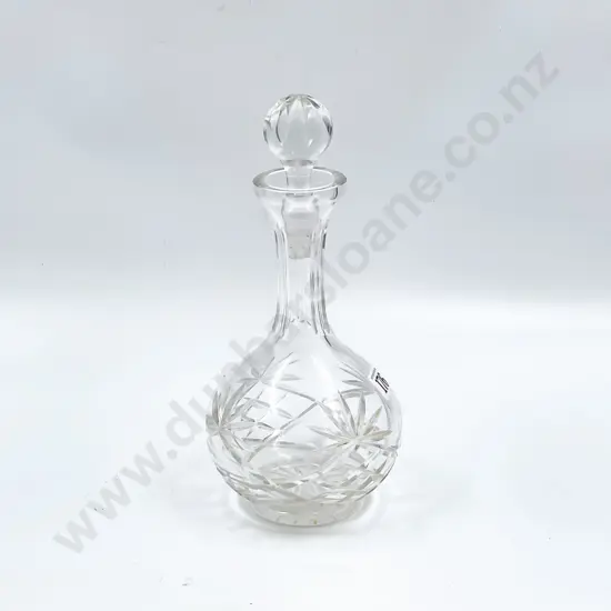 Etched Crystal Decanter