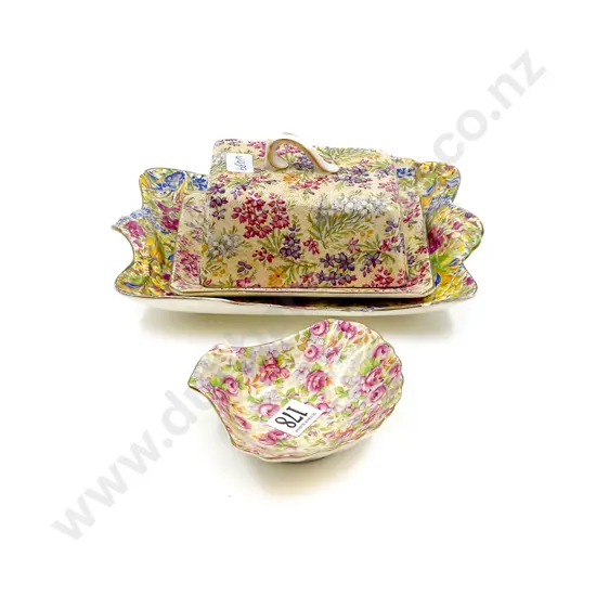 Small Qty of Floral Decorated China