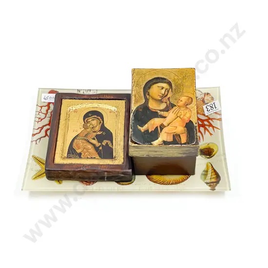 Vintage Religious Icon and Assorted