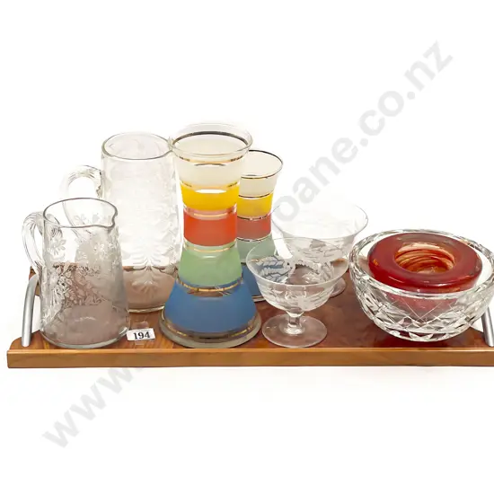 Qty of Assorted Crystal and Glassware together with Small Kosta Boda Bowl