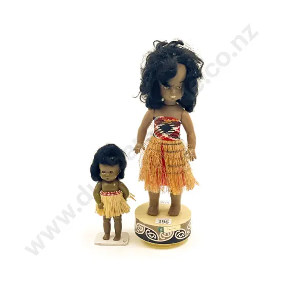 Maori Costume Vinyl Doll on Musical Base
