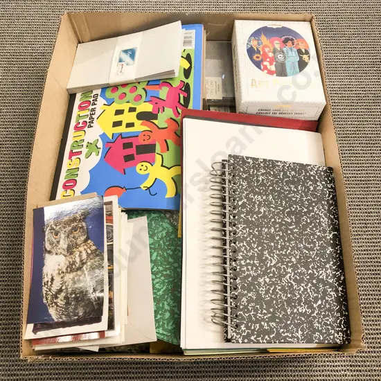 Qty of Assorted As New Writing Pads and Greeting Cards etc.*PHOTO CHANGE