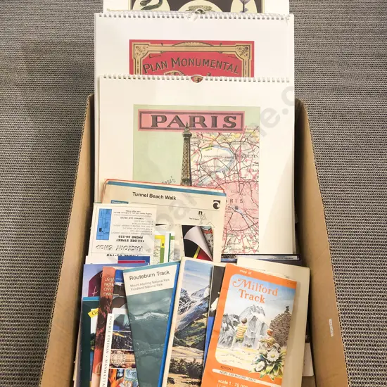 Qty of Assorted Maps and Decorative Calendar's *PHOTO CHANGE