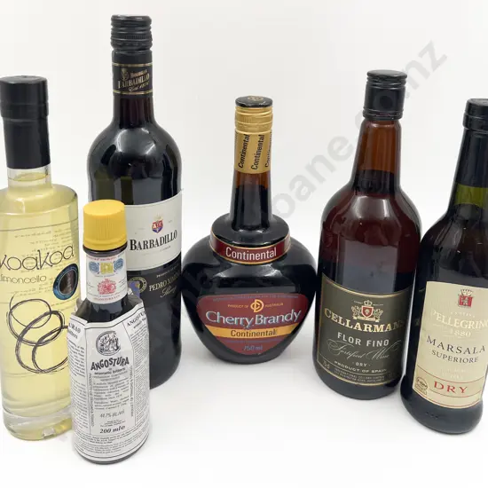 Six Bottles of Assorted Alcohol