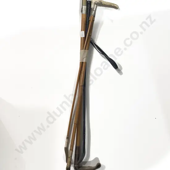 Four Vintage Riding Crops