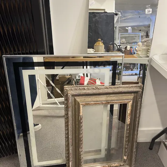 Two Mirrors together with Vintage Frame