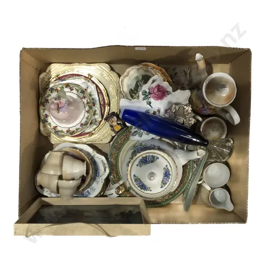 Box of Assorted China etc.
