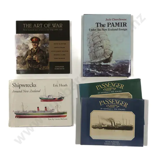 Qty of Assorted NZ Military and Maritime Reference Volumes