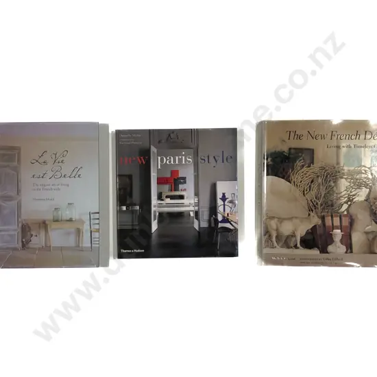 Three Assorted Home Decor Reference Volumes
