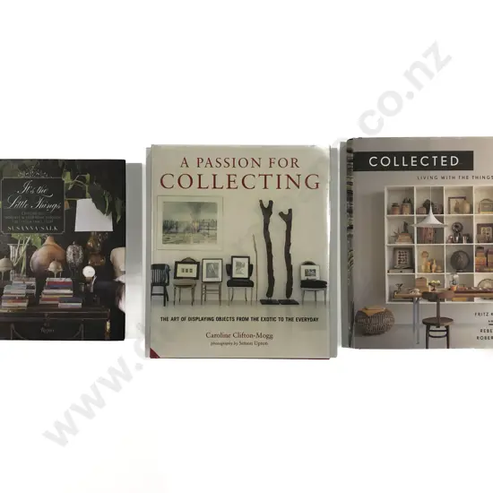 Three Assorted Home Decor Reference Volumes