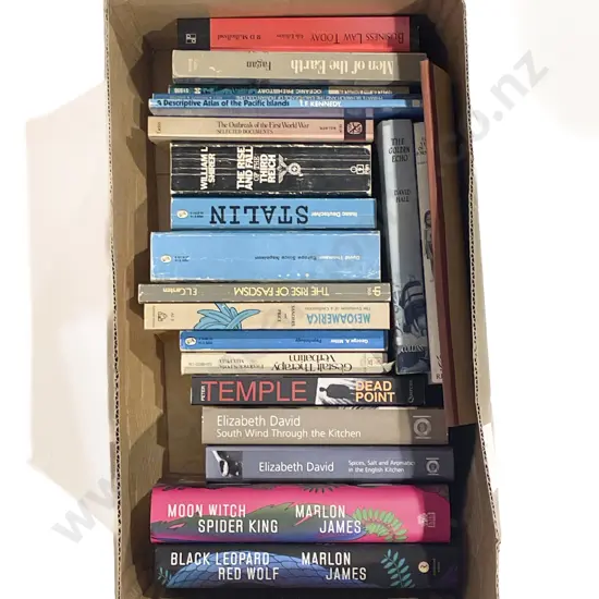 Box of Assorted Books