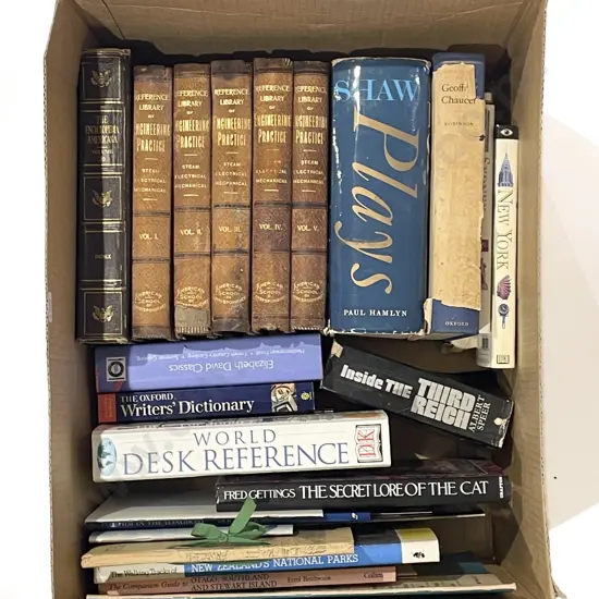 Box of Assorted Books