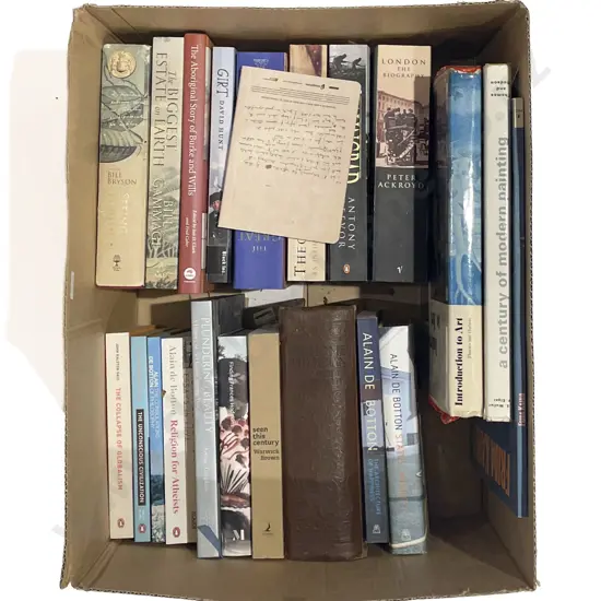 Box of Assorted Books incl Art Reference